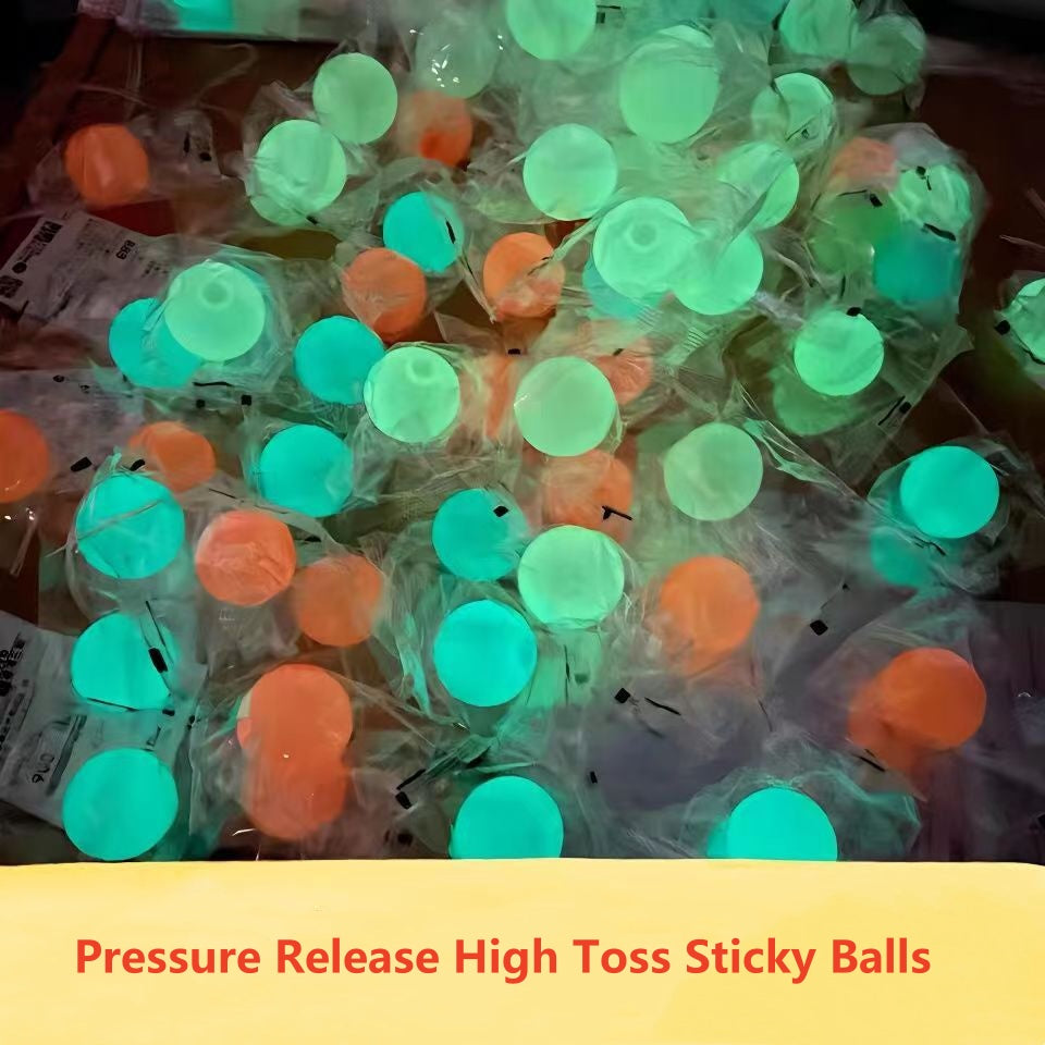 🔴🟠🟡🟢🔵Pressure Release High Toss Sticky Balls