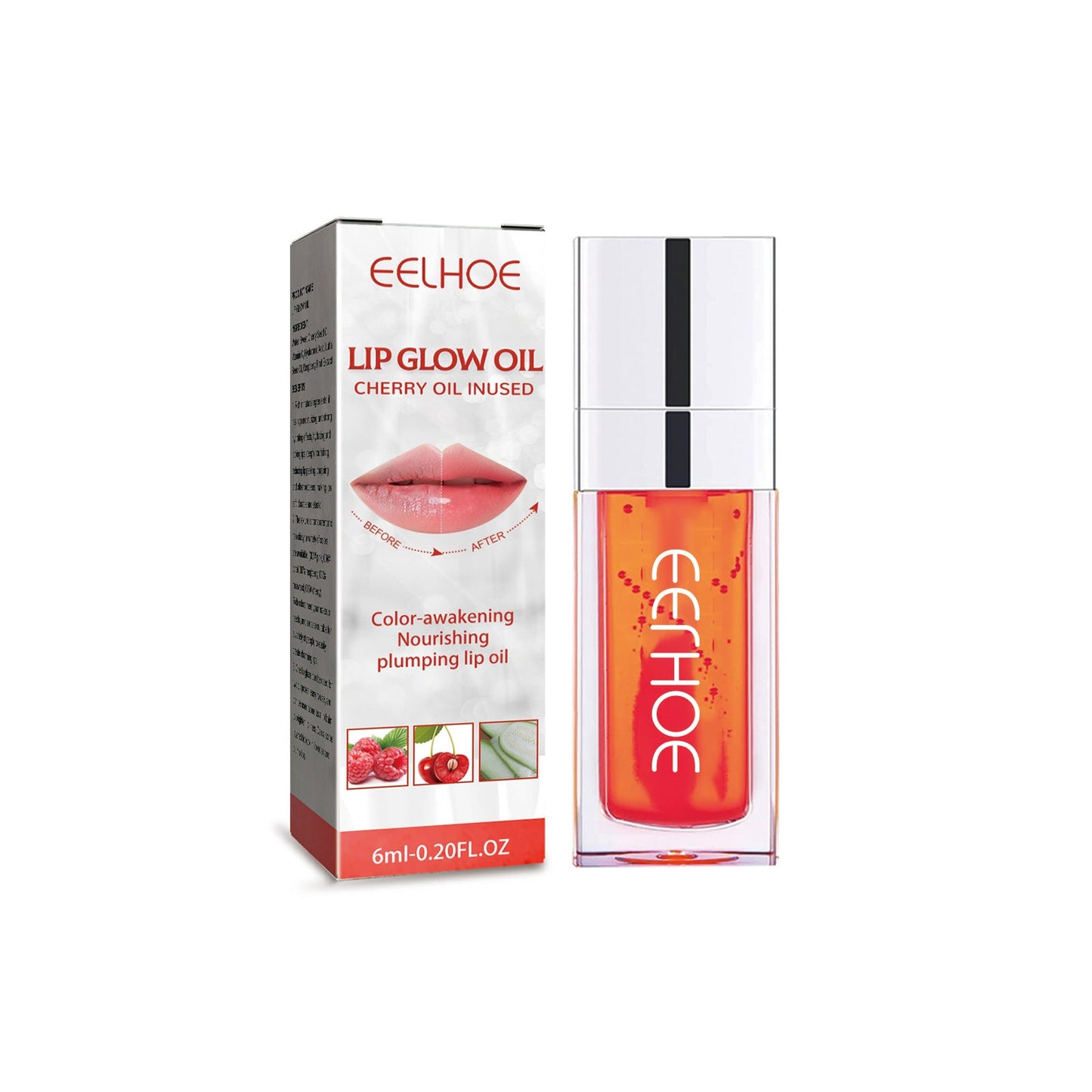 🍓Deep Moist Water Light Glass Lip Gloss Oil Lip