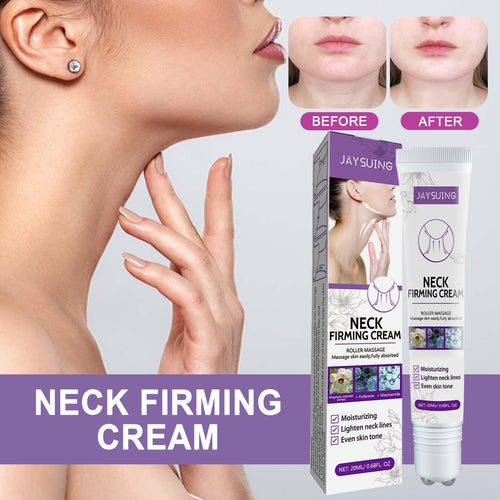 💎Neck Firming Cream-Roller Massage,Massage Skin Easily,Fully Absorbed