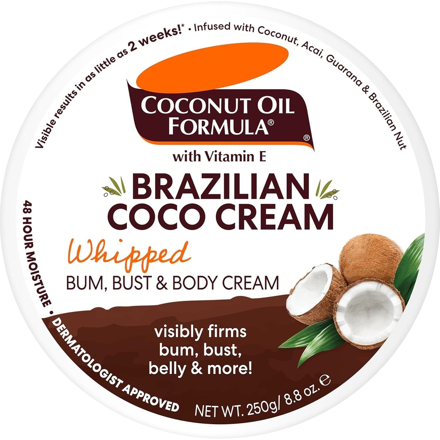 Brazilian Coco Whipped Bum, Bust & Body Cream 🥥✨