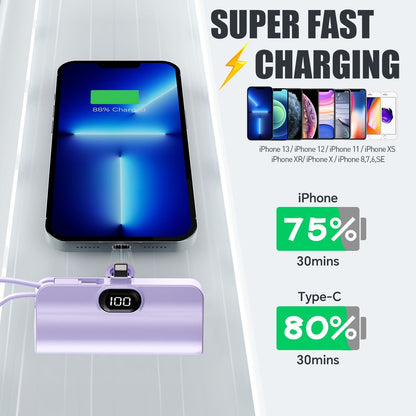 Capsule Power Bank⚡Hands-free cell phone charging power supply