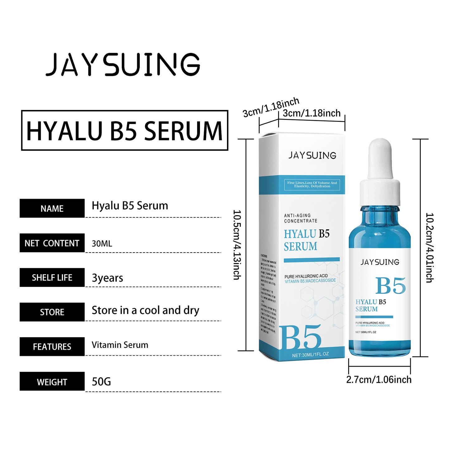 🌊🌊Anti-Aging Concentrate Hyalu B5 Serum-Emollient, moisturizing and firming