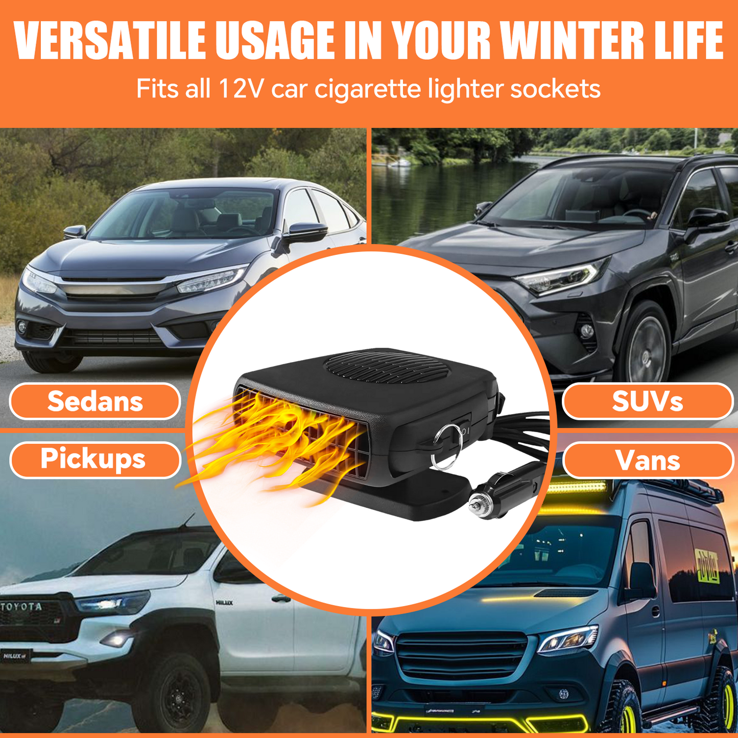 🔥Car Heaters - Make winter driving warmer! Clearer vision! Safer driving!