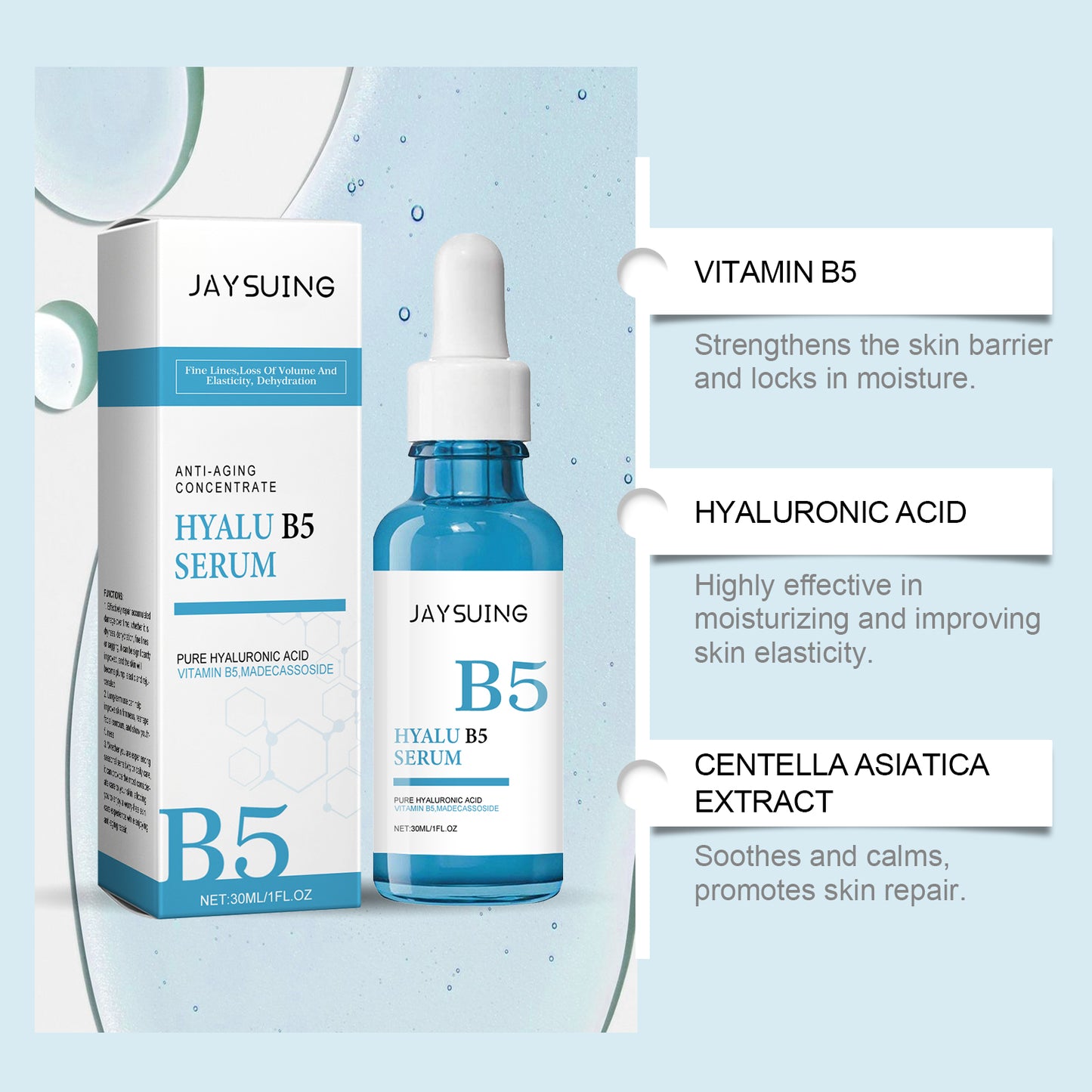 🌊🌊Anti-Aging Concentrate Hyalu B5 Serum-Emollient, moisturizing and firming