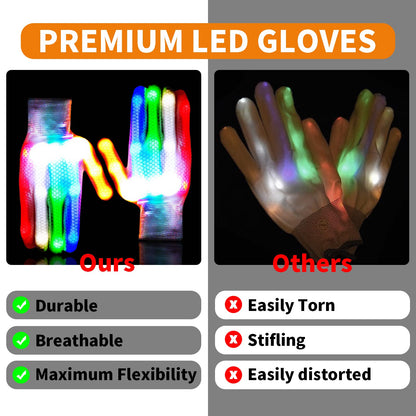 ✨️Colorful Flashing Gloves-Get noticed at your holiday party!