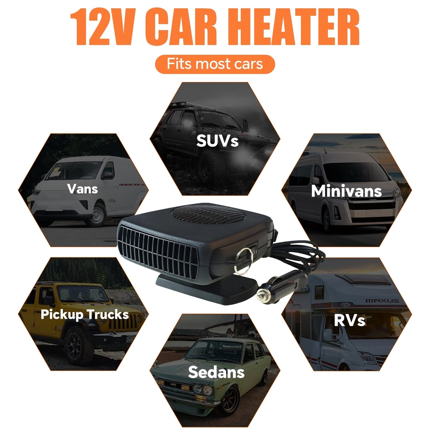 🔥Car Heaters - Make winter driving warmer! Clearer vision! Safer driving!