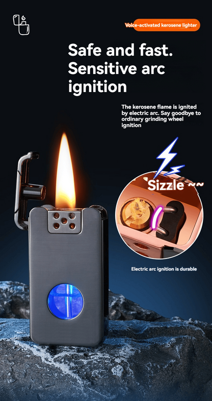 🔥Intelligent voice controlled kerosene lighter