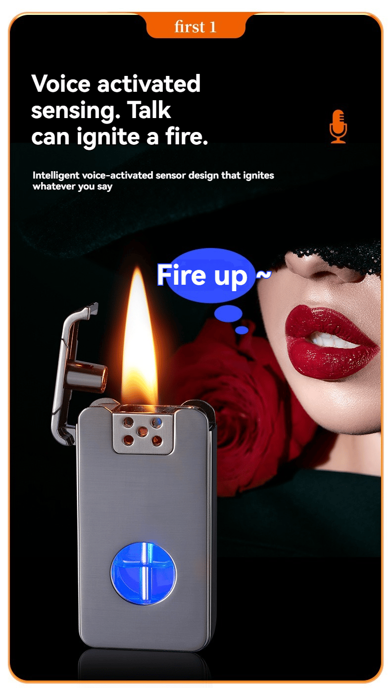 🔥Intelligent voice controlled kerosene lighter