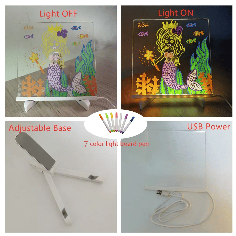 🎁Illuminated Drawing Boards - Holiday Gifts for Kids