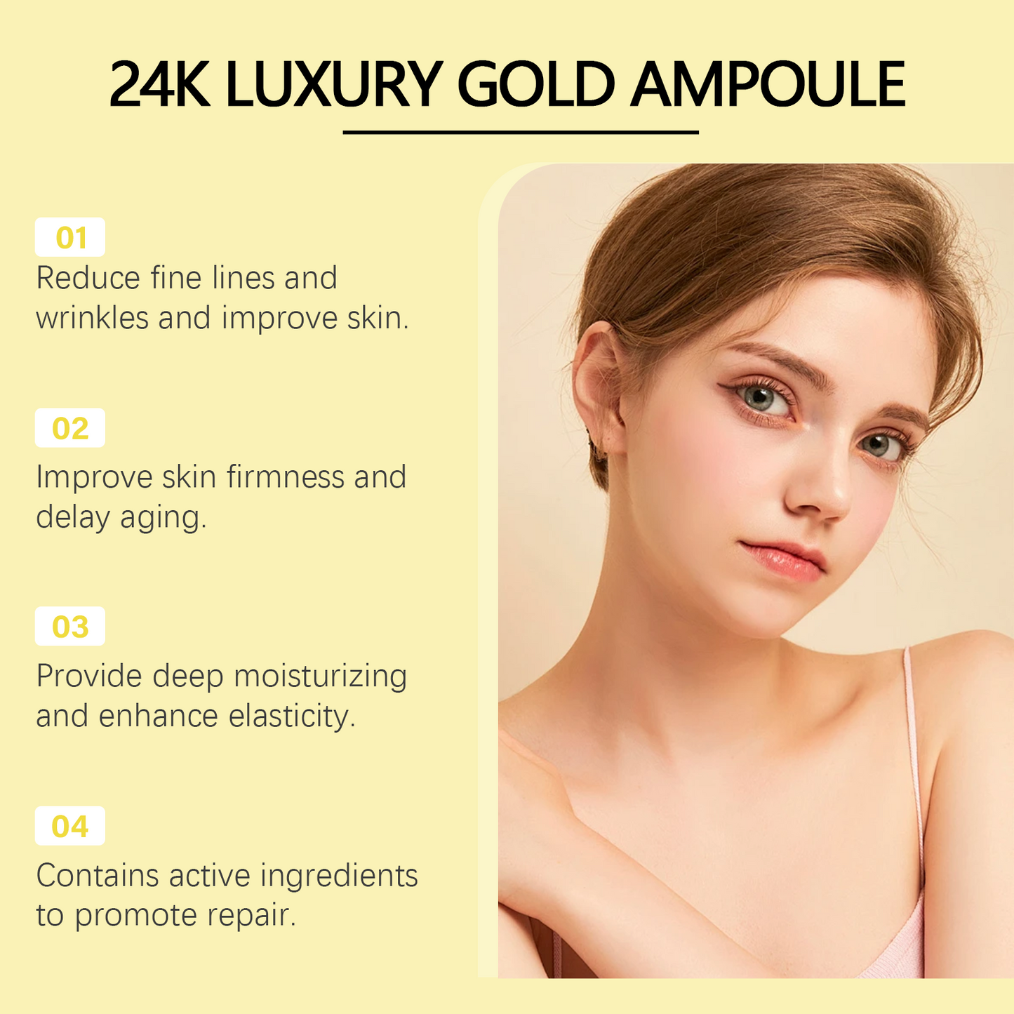 🔥Last Day Promotion 50% OFF💎24K Luxury Gold Ampoule-Skin Saver