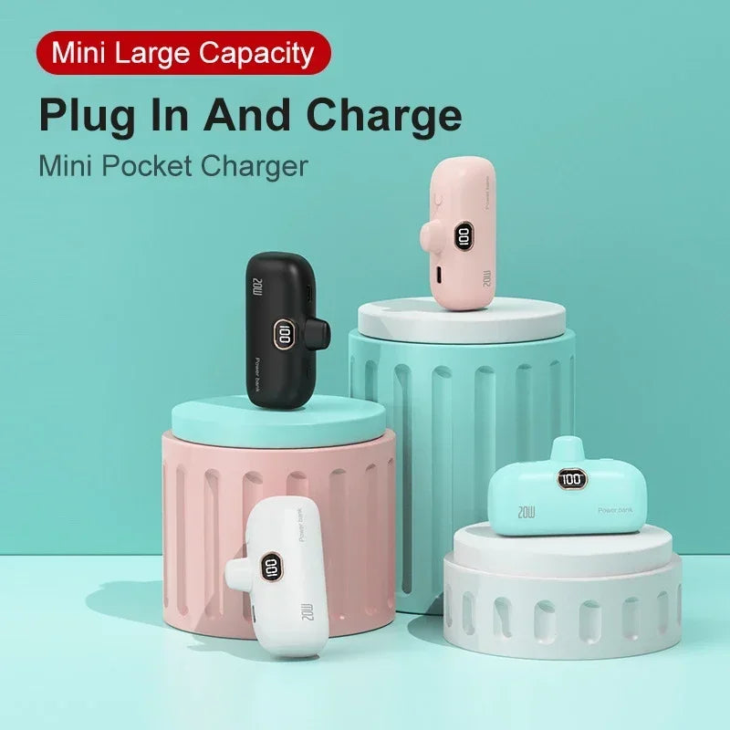 Capsule Power Bank⚡lightning fast charge