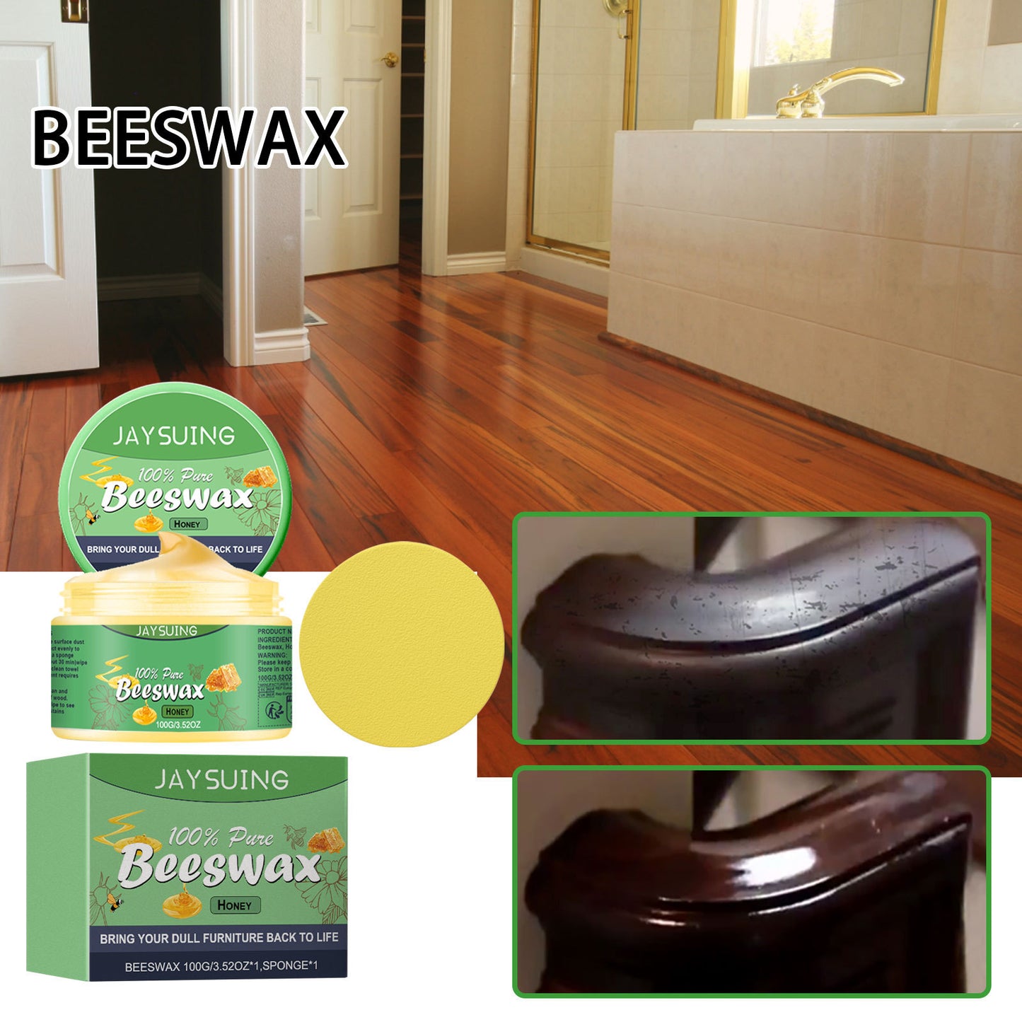 🐝🐝Jaysuing Wood Scratch Repair Beeswax-Give your furniture a new look