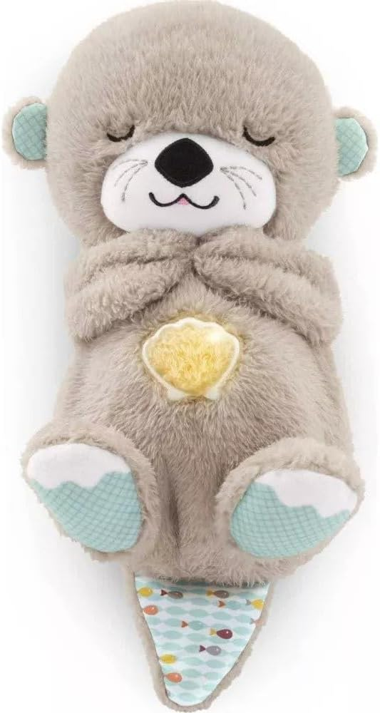 🧸🧸Mush Sleepy Otter Portable Plush Stereo - with Music Lights and Breathing Actions