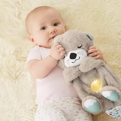 🧸🧸Mush Sleepy Otter Portable Plush Stereo - with Music Lights and Breathing Actions