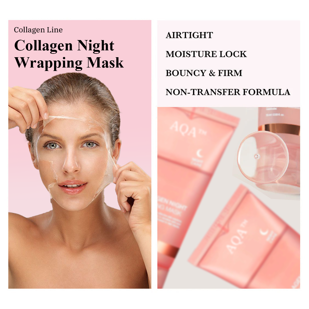 🌸 LAST DAY PROMOTION - 50% OFF 🌸 Collagen Night Wrapping Mask