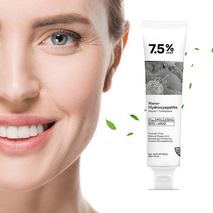 【Official store 75% OFF】Hydroxyapatite Toothpaste ✨🦷 Ultimate whitening and cavity prevention