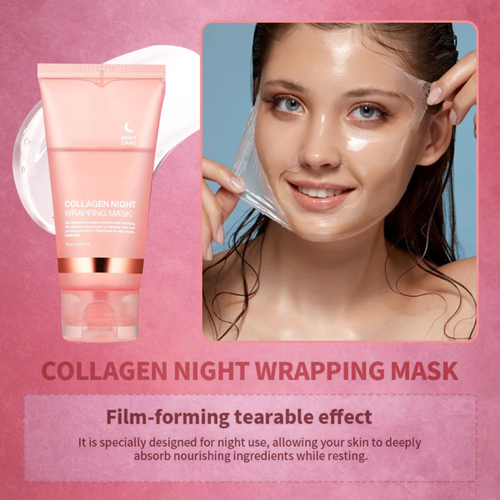 🌸 LAST DAY PROMOTION - 50% OFF 🌸 Collagen Night Wrapping Mask