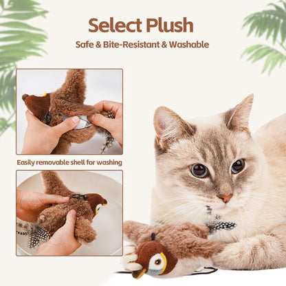 🔥Last Day Half price - 🐾Interactive Chirping Bird Cat Toy