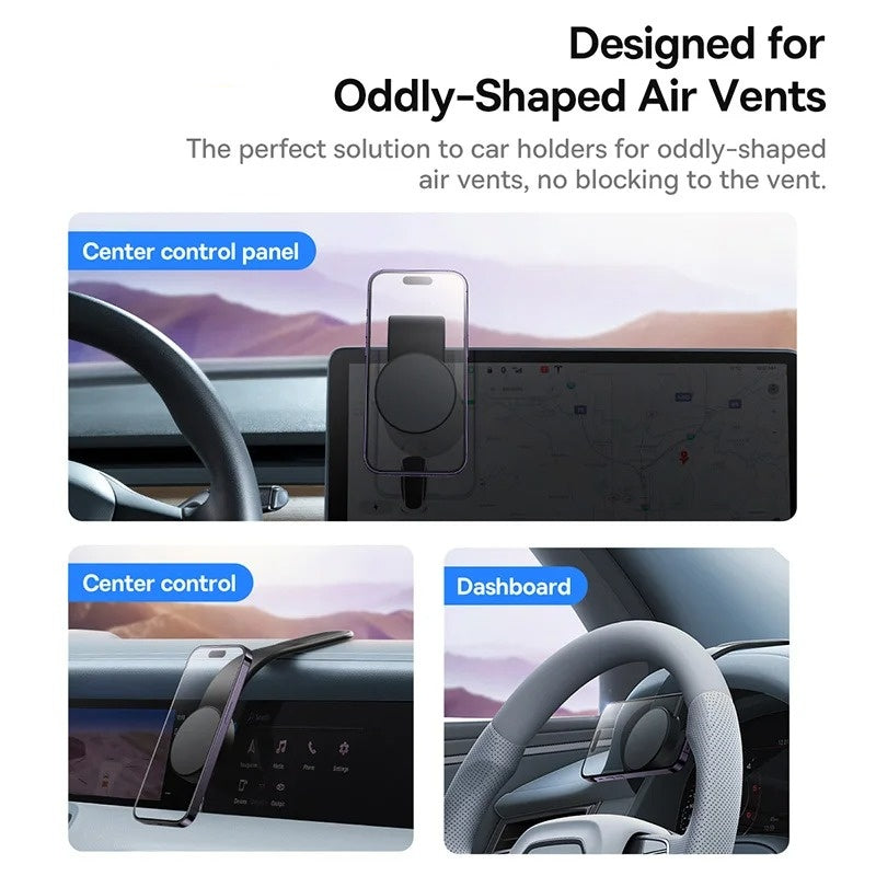 📱Magnetic Folding Car Phone Holder-180° multi-directional adjustment