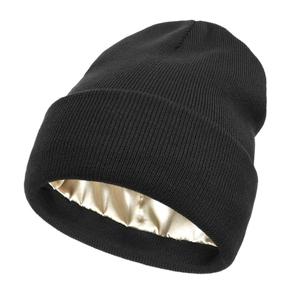 🌬️☃️Windproof Warm Female Hip Hop Knitted Hat Autumn Winter Beanie Cap