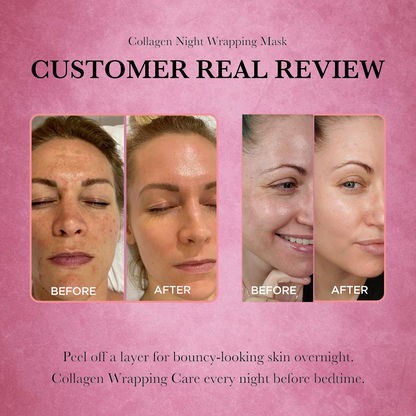 🌸 LAST DAY PROMOTION - 50% OFF 🌸 Collagen Night Wrapping Mask