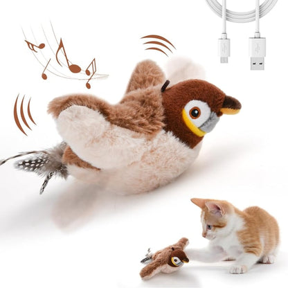 🔥Last Day Half price - 🐾Interactive Chirping Bird Cat Toy