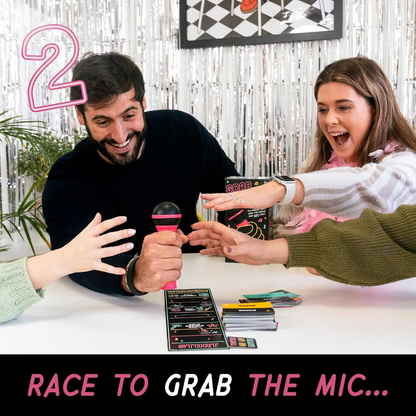 🤑50% OFF | Grab The Mic ✨The Party Game For People Who Can't Sing!