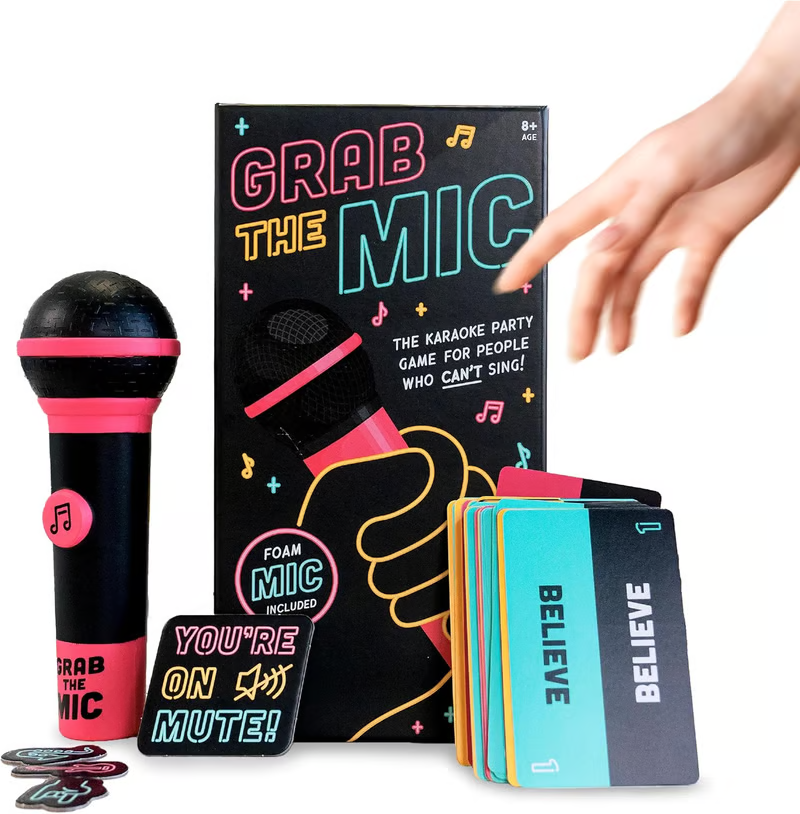 🤑50% OFF | Grab The Mic ✨The Party Game For People Who Can't Sing!