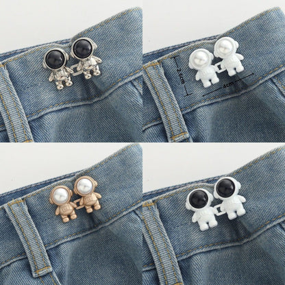 Waist Buckle Set——Variety of Styles, Flat Bottom Detachable Stitching Free Button 👖✨