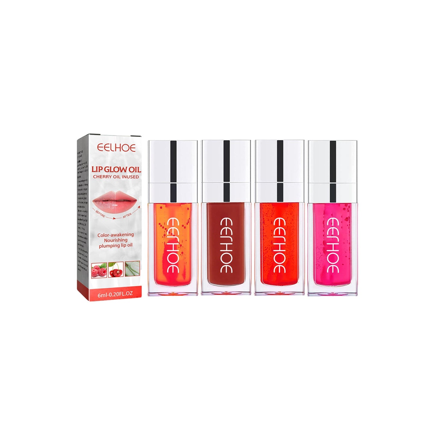 🍓Deep Moist Water Light Glass Lip Gloss Oil Lip