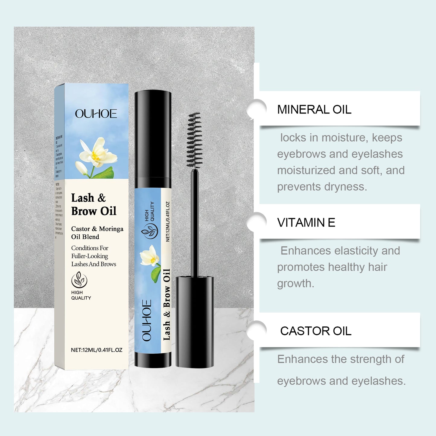 🌟 New Upgrade: Korean Nano Growth Serum 💧 for Eyelashes and Brows