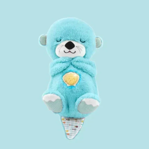 🧸🧸Mush Sleepy Otter Portable Plush Stereo - with Music Lights and Breathing Actions