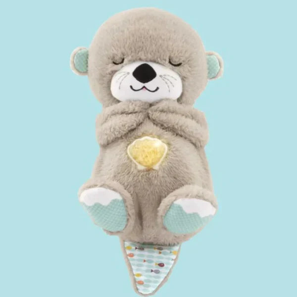 🧸🧸Mush Sleepy Otter Portable Plush Stereo - with Music Lights and Breathing Actions