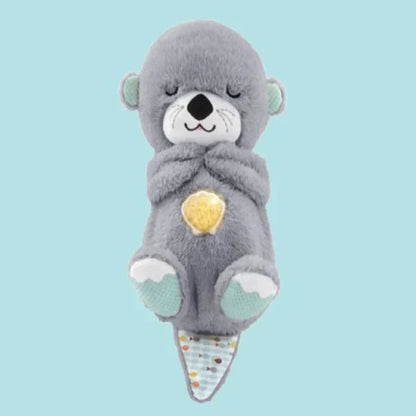 🧸🧸Mush Sleepy Otter Portable Plush Stereo - with Music Lights and Breathing Actions