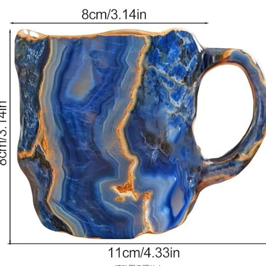 🥃2025 Mineral Crystal Coffee Mugs-Blessing Crystal🎁Last day Sale 50% OFF