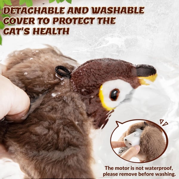 🔥Last Day Half price - 🐾Interactive Chirping Bird Cat Toy