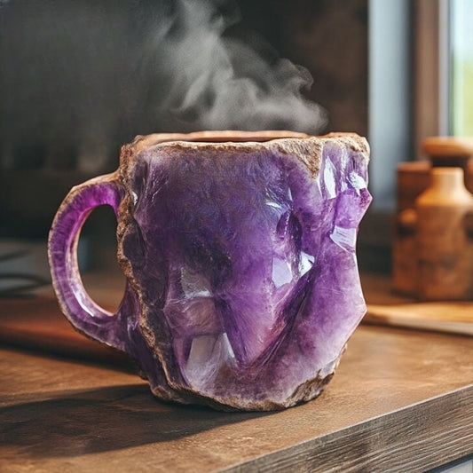 🥃2025 Mineral Crystal Coffee Mugs-Blessing Crystal🎁Last day Sale 50% OFF